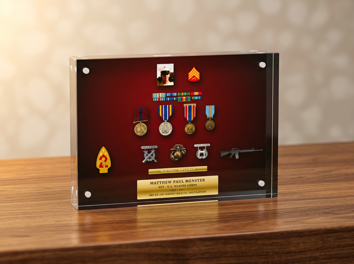 Custom Valor Block™ for Sgt. Matthew P. Menster, U.S. Marine Corps